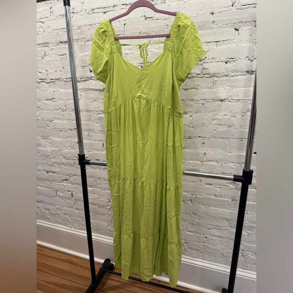 Lime Green Women's Dress